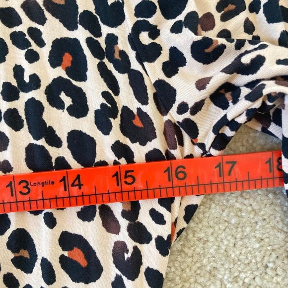 BNWT Women's Animal Print V-Neck Long Sleeve Maxi Dress Size UK 12 - Picture 12 of 15